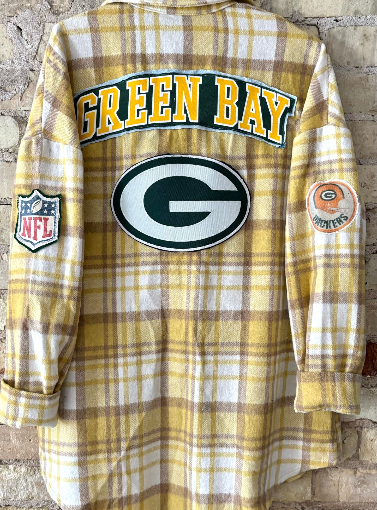 Reworked Packers Throwback Game Day Flannel