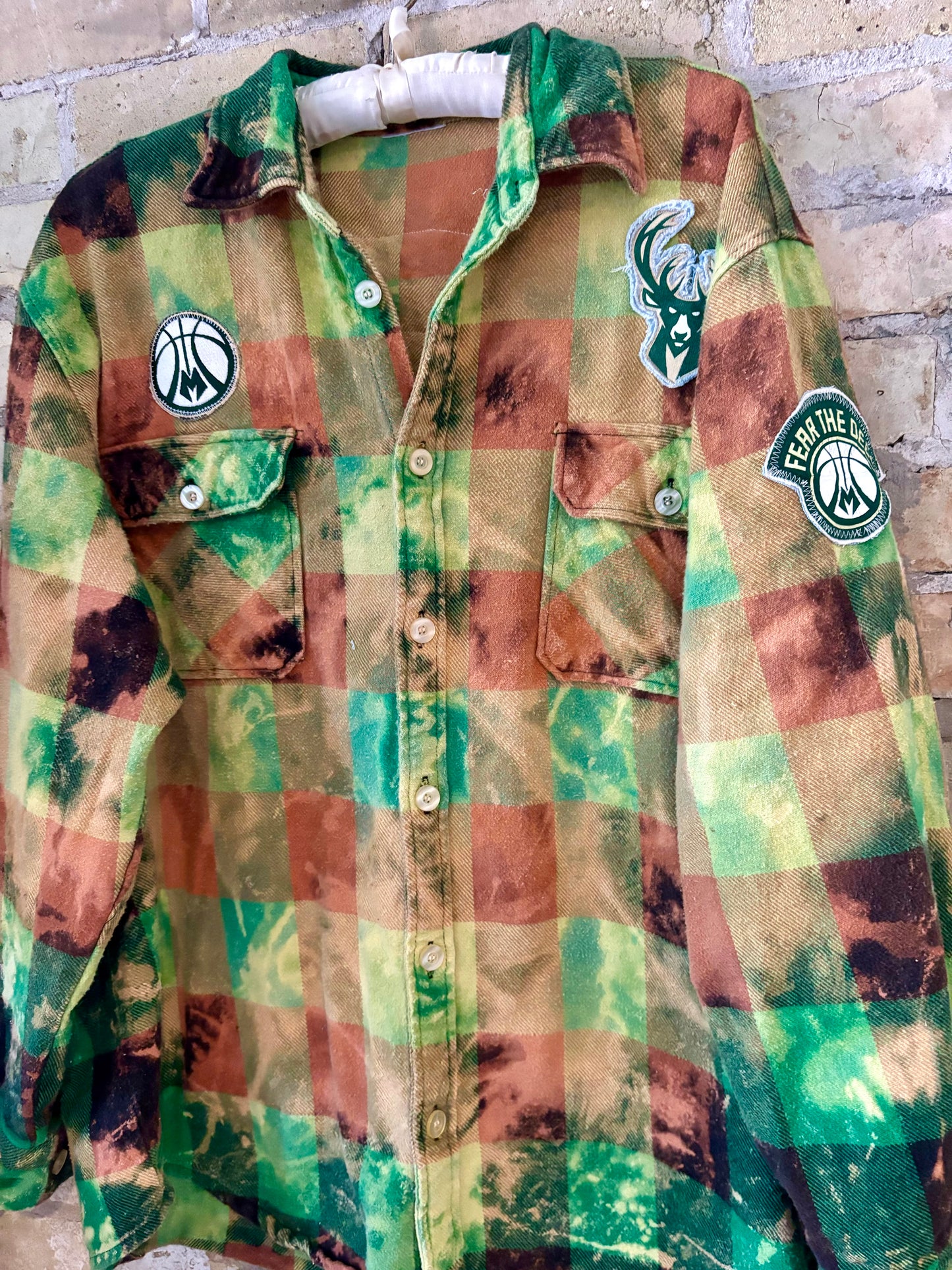 Reworked Game Day Flannel Shirt