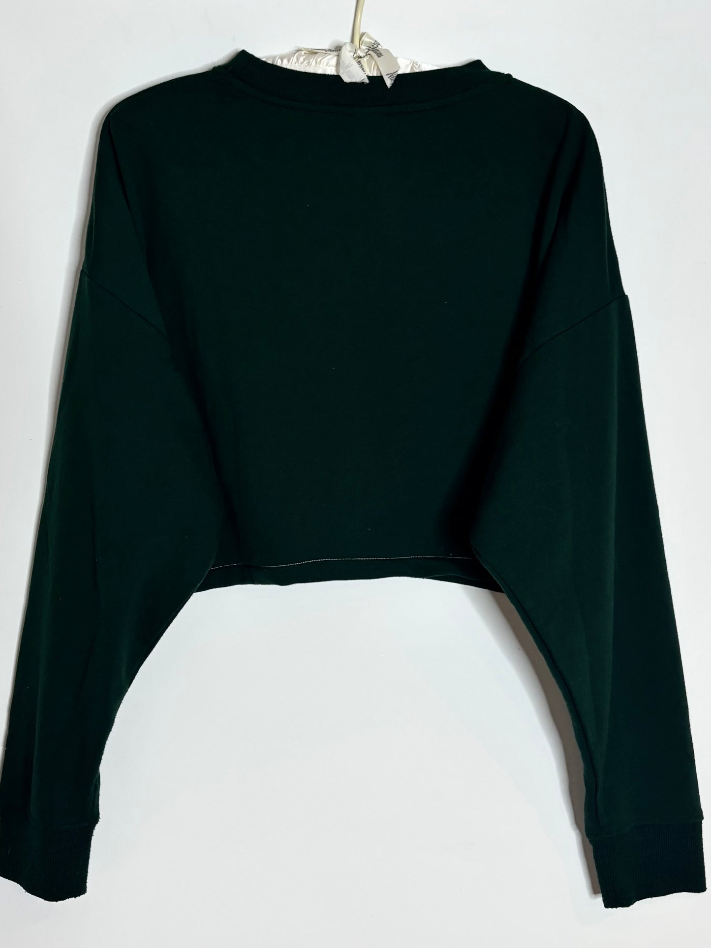 Vintage 90s Green Bay Packers Embroidered  Cropped Crewneck