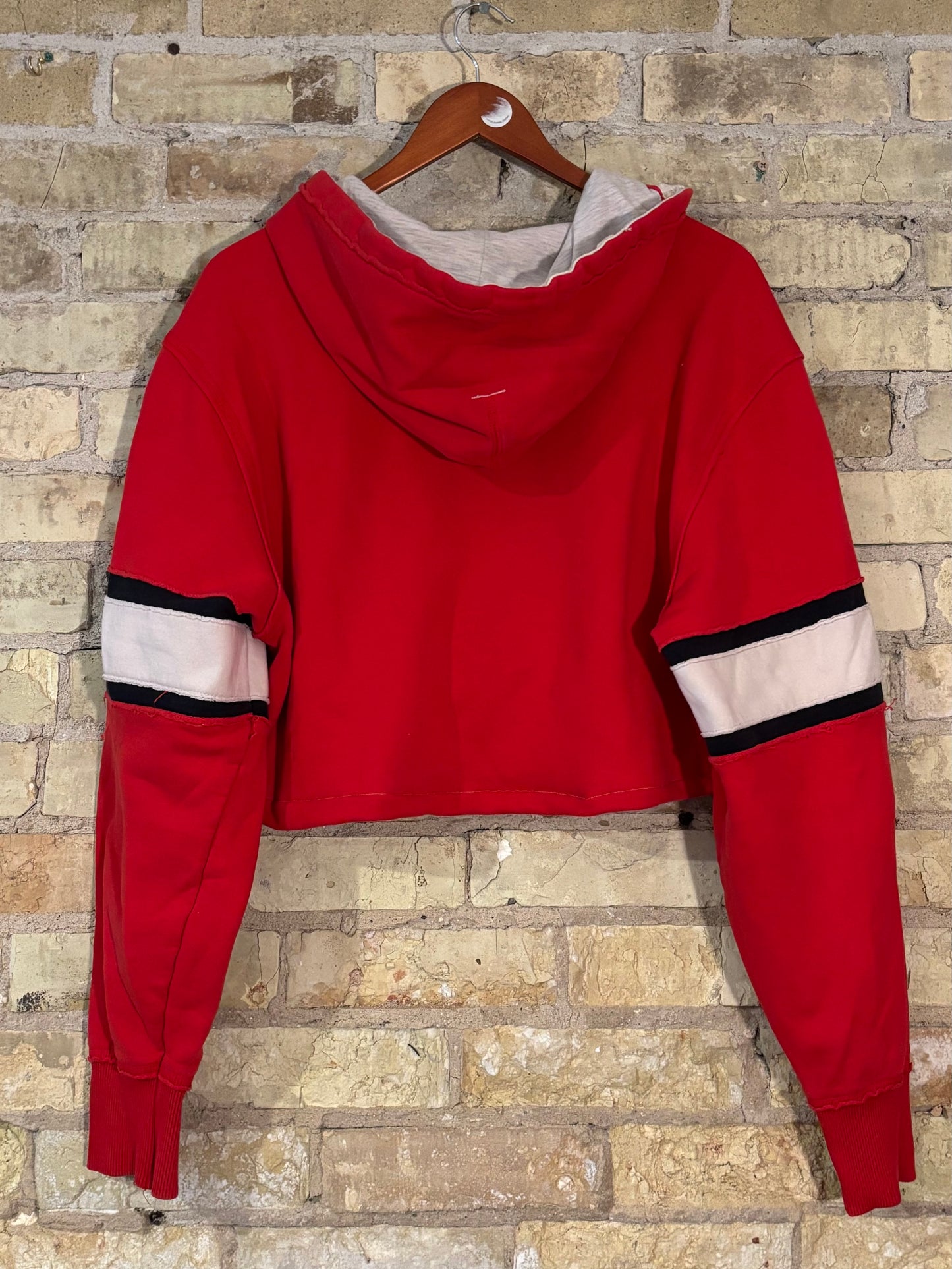 Vintage Adidas Wisconsin Badgers Throwback Hockey Sweatshirt