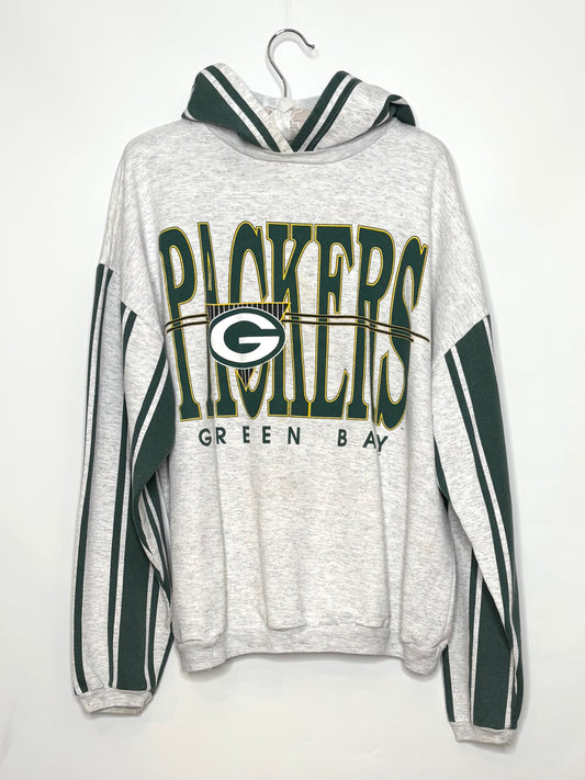 Vintage Packers Striped Hoodie Pullover 90’s Rare Ugg