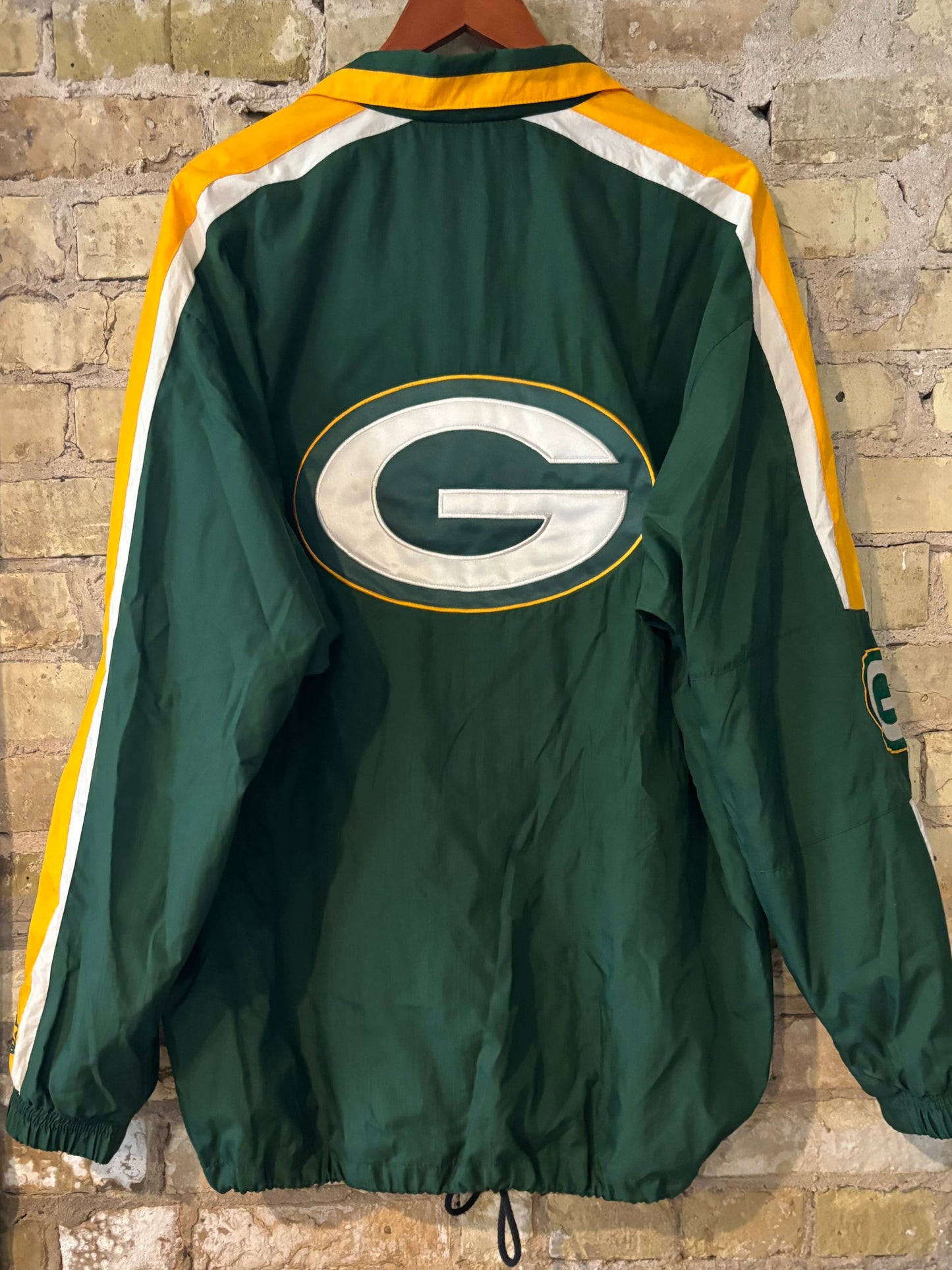 Retro 90’s STARTER Green Bay Packers windbreaker Track Coat