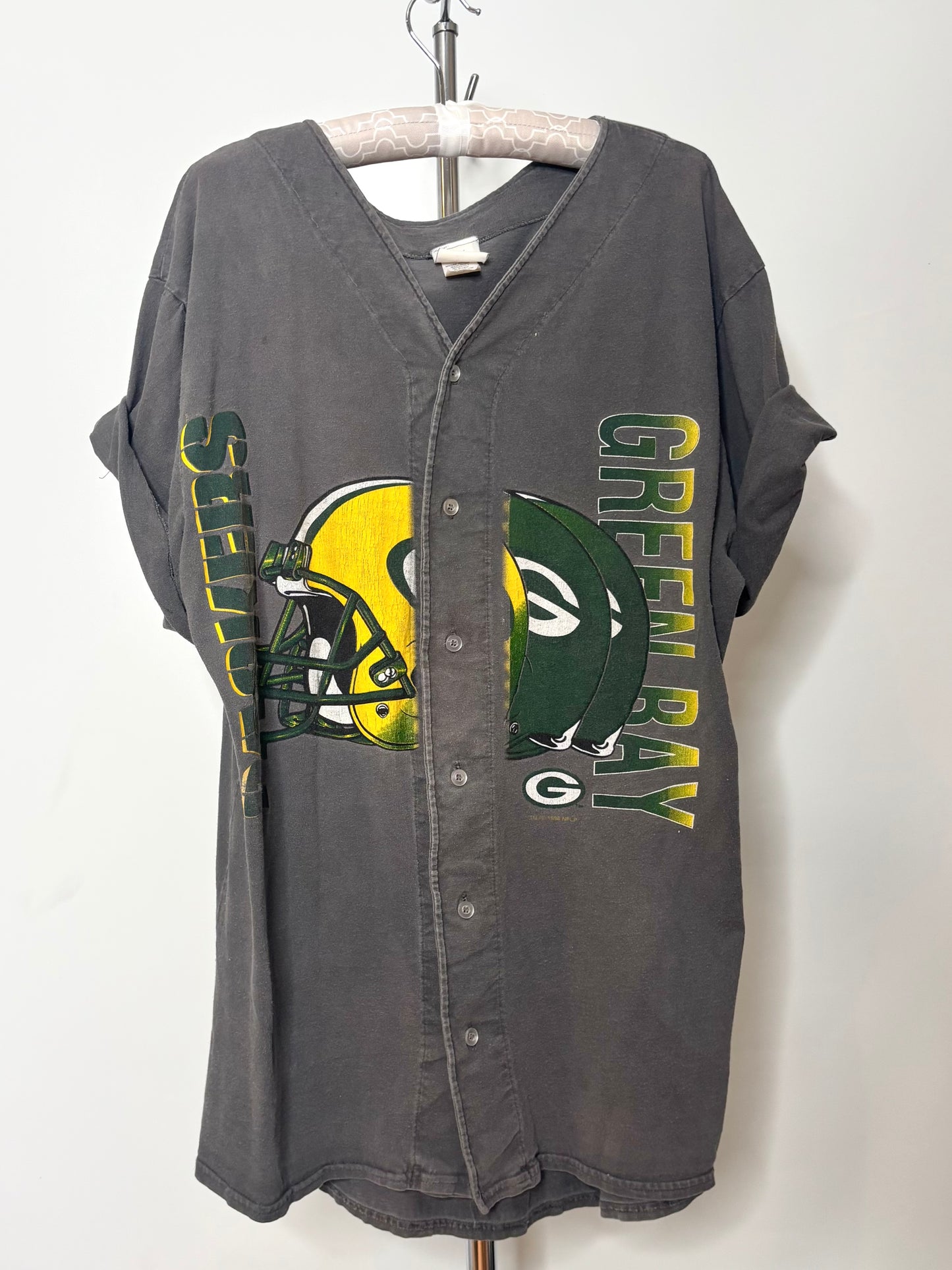 Vintage GAMEDAY Green Bay Packers Baseball Jersey Tee
