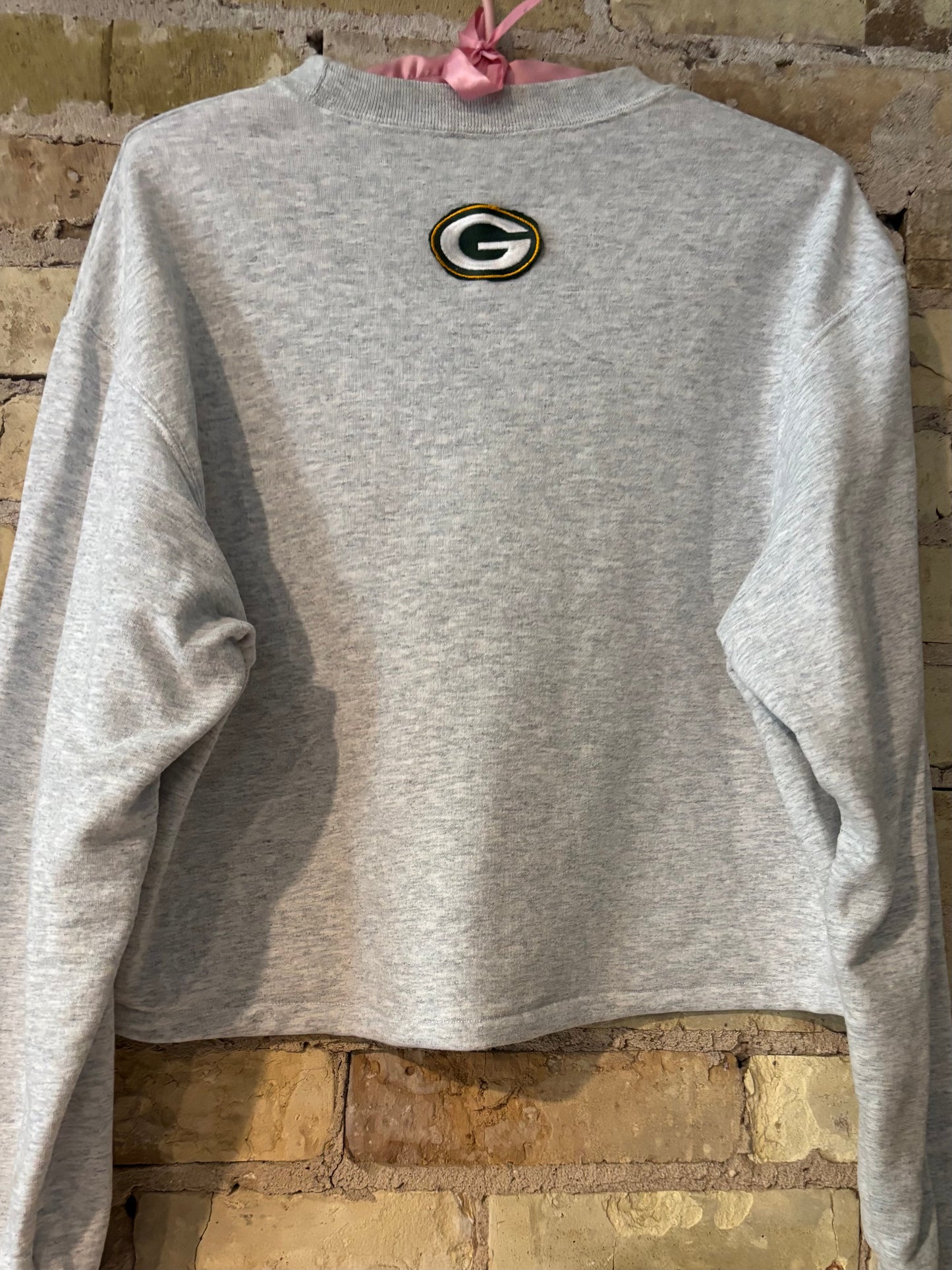 Vintage cropped Game Day crewneck