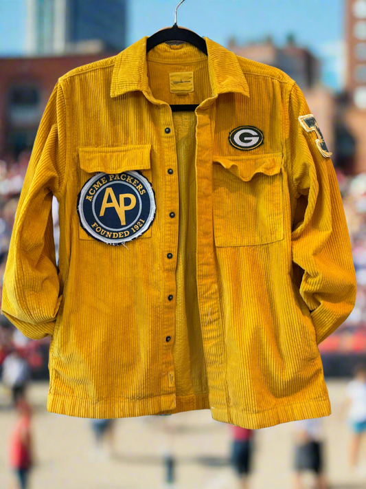 Reworked over-dyed Game Day Corduroy Shaket Coat