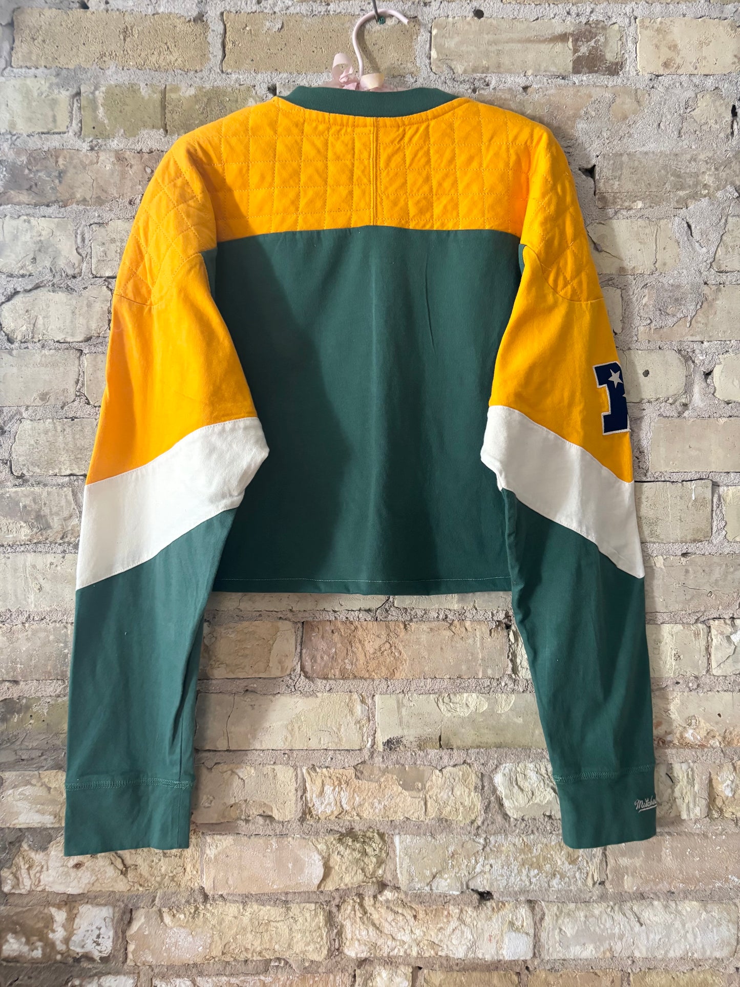 Vintage Packers Super Bowl XXXI Mitchell & Ness Throwback Crewneck