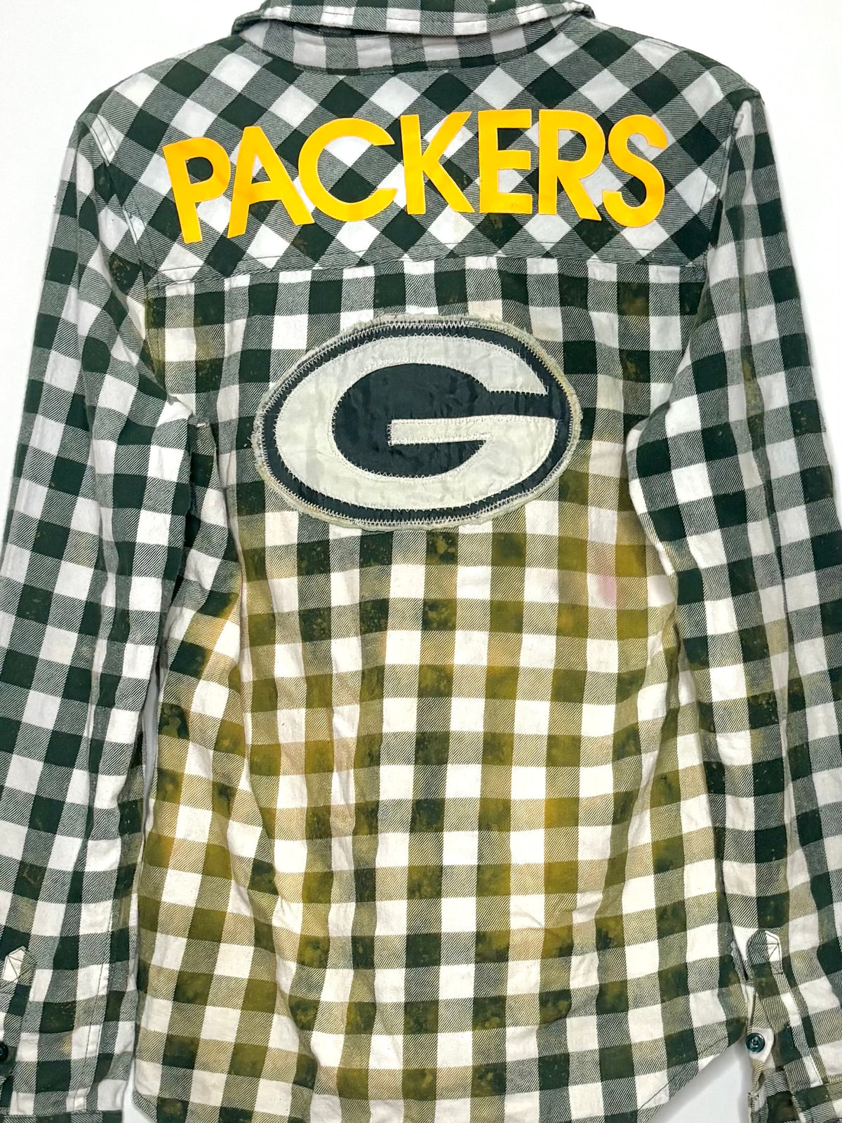 Distressed Game Day Flannel Shirt