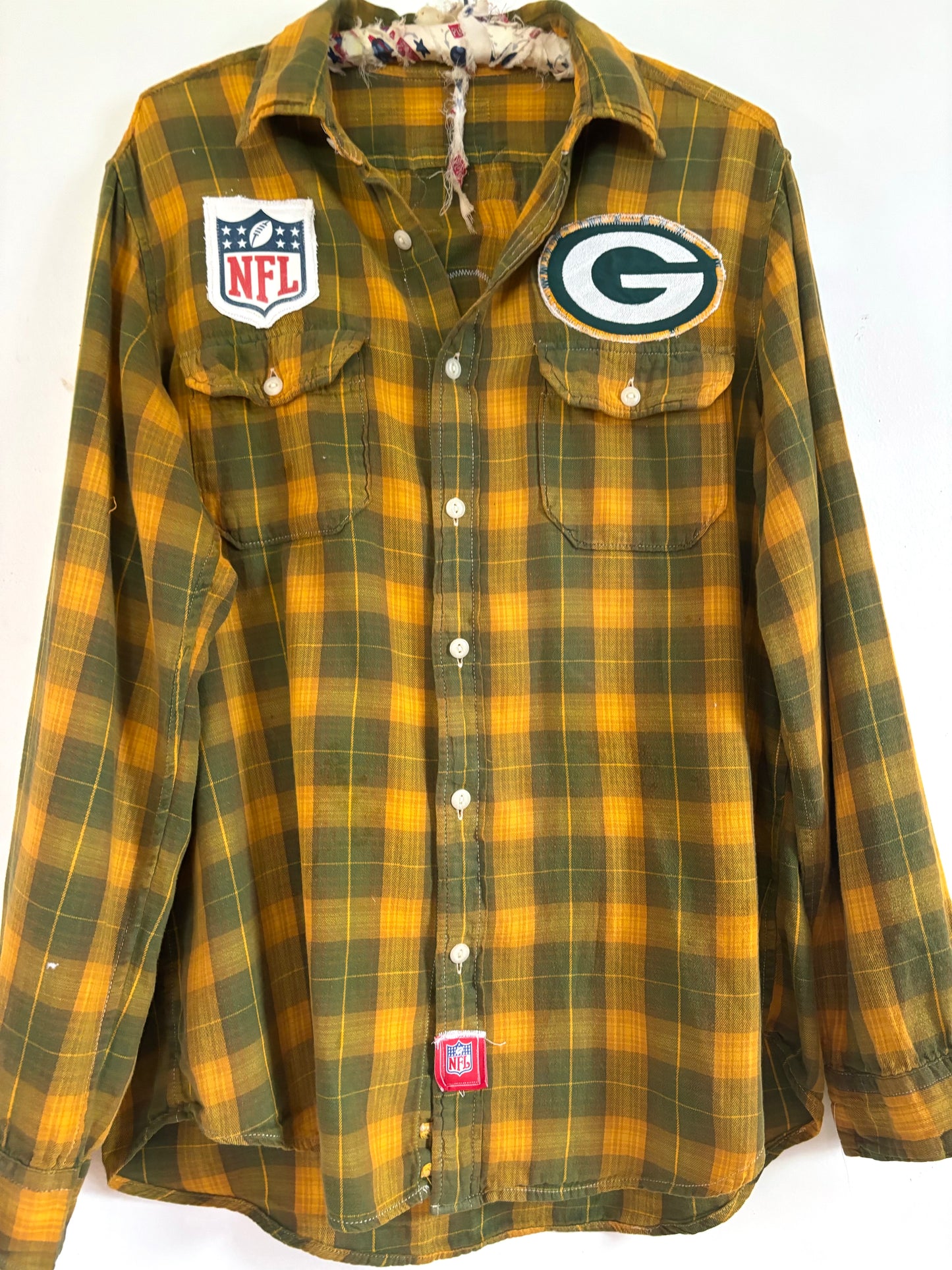 Reworked Packers Throwback Game Day Flannel