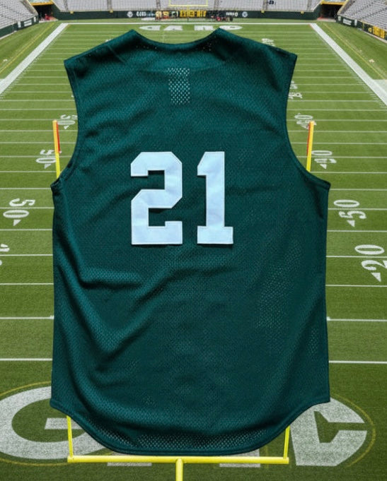 Rare Vintage GB Packers Button up sleeveless Baseball Jersey
