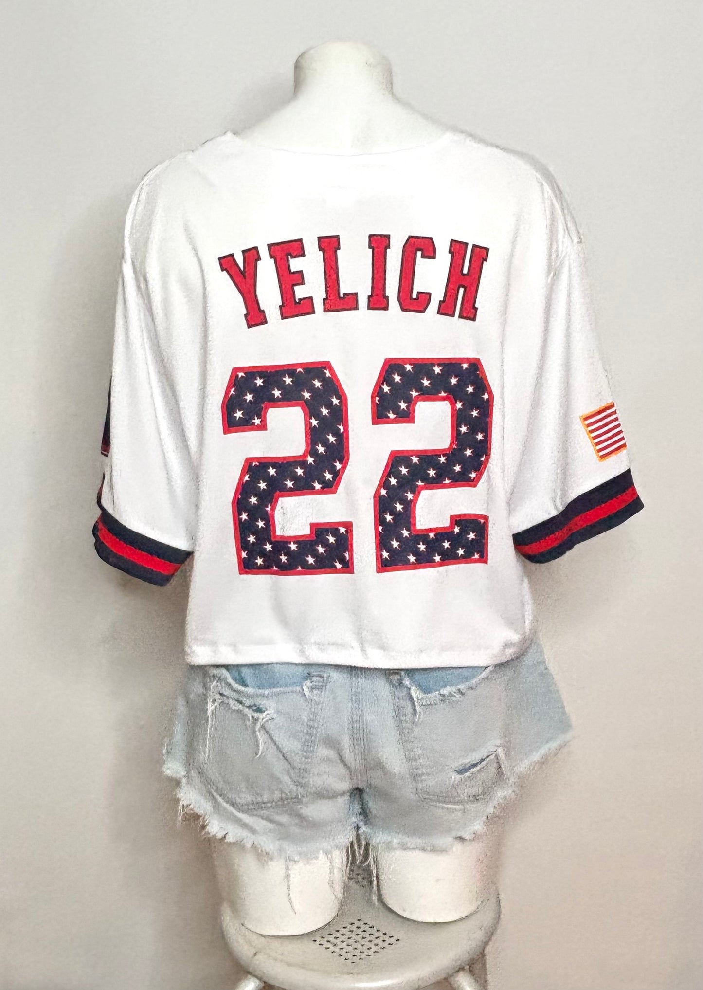 Milwaukee Brewers  Button up 4th of July #22 Baseball Jersey