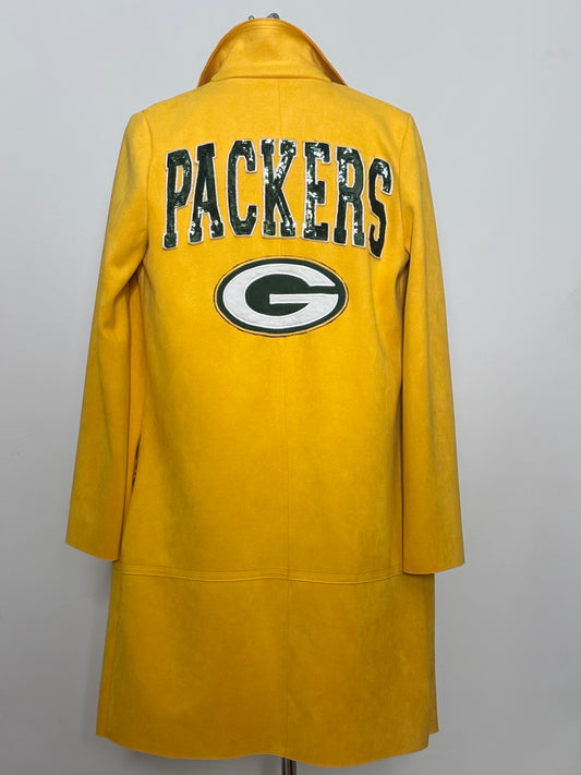 Faux Suede Game Day Midi Jacket