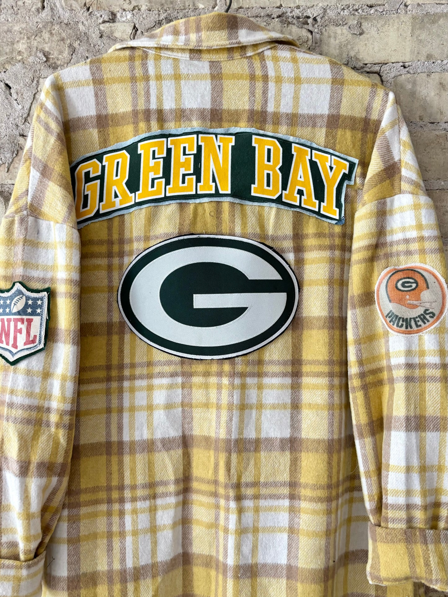 Reworked Packers Throwback Game Day Flannel