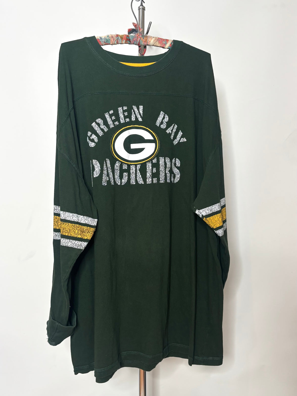 Oversized Vintage Packers Long sleeve T-shirt Mini Dress