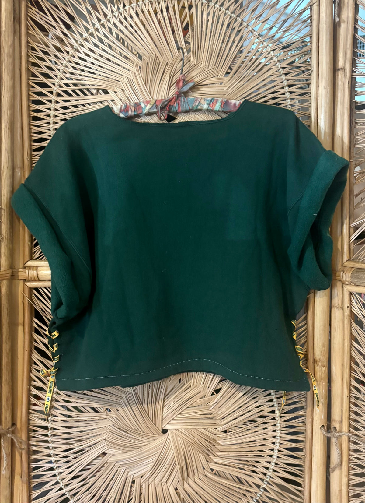 Retro 90’s lace up cropped STARTER Crewneck