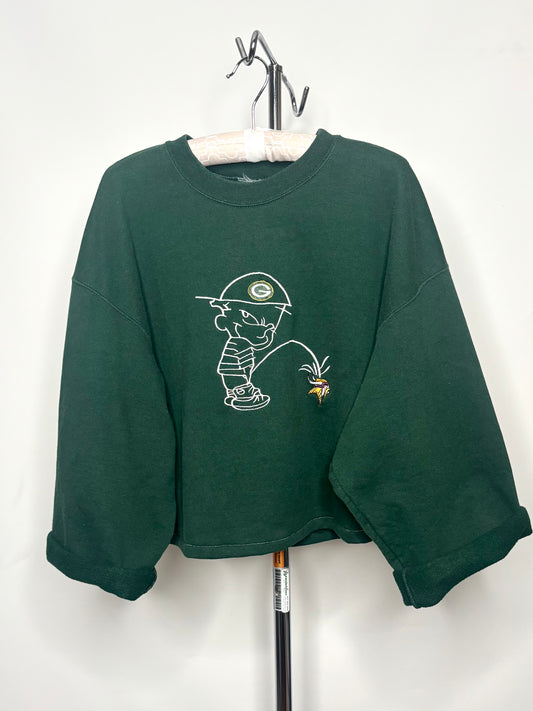 Vintage Game Day Rivalry Cropped crewneck
