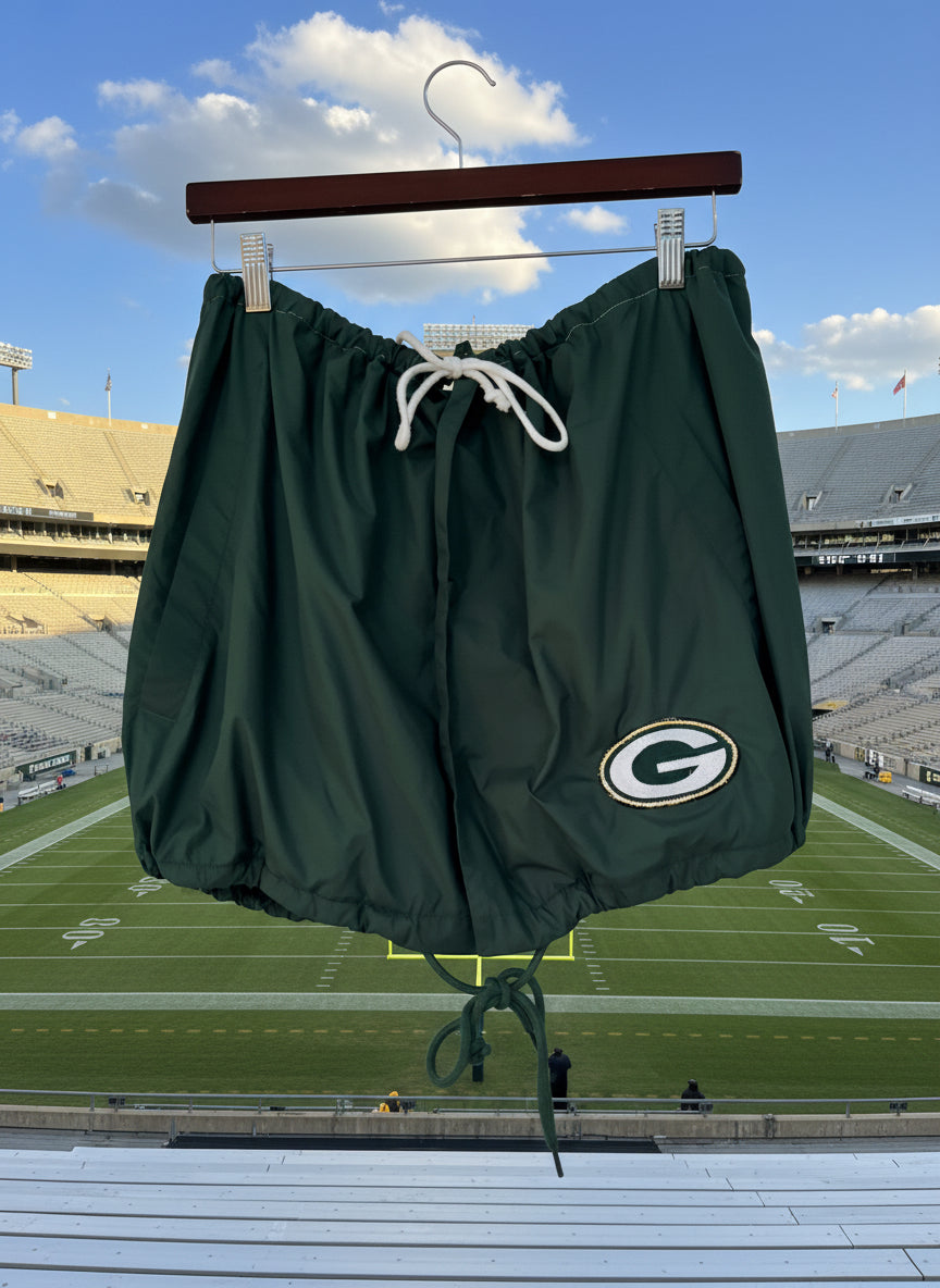 Reworked Windbreaker adjustable mini skirt