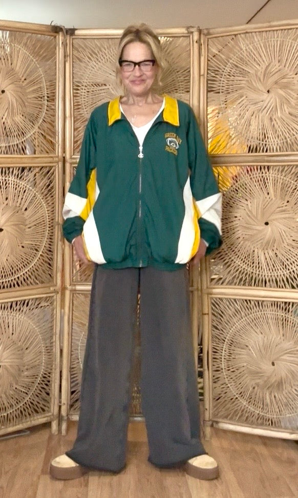 Vintage 90’s Full zip Stadium Windbreaker