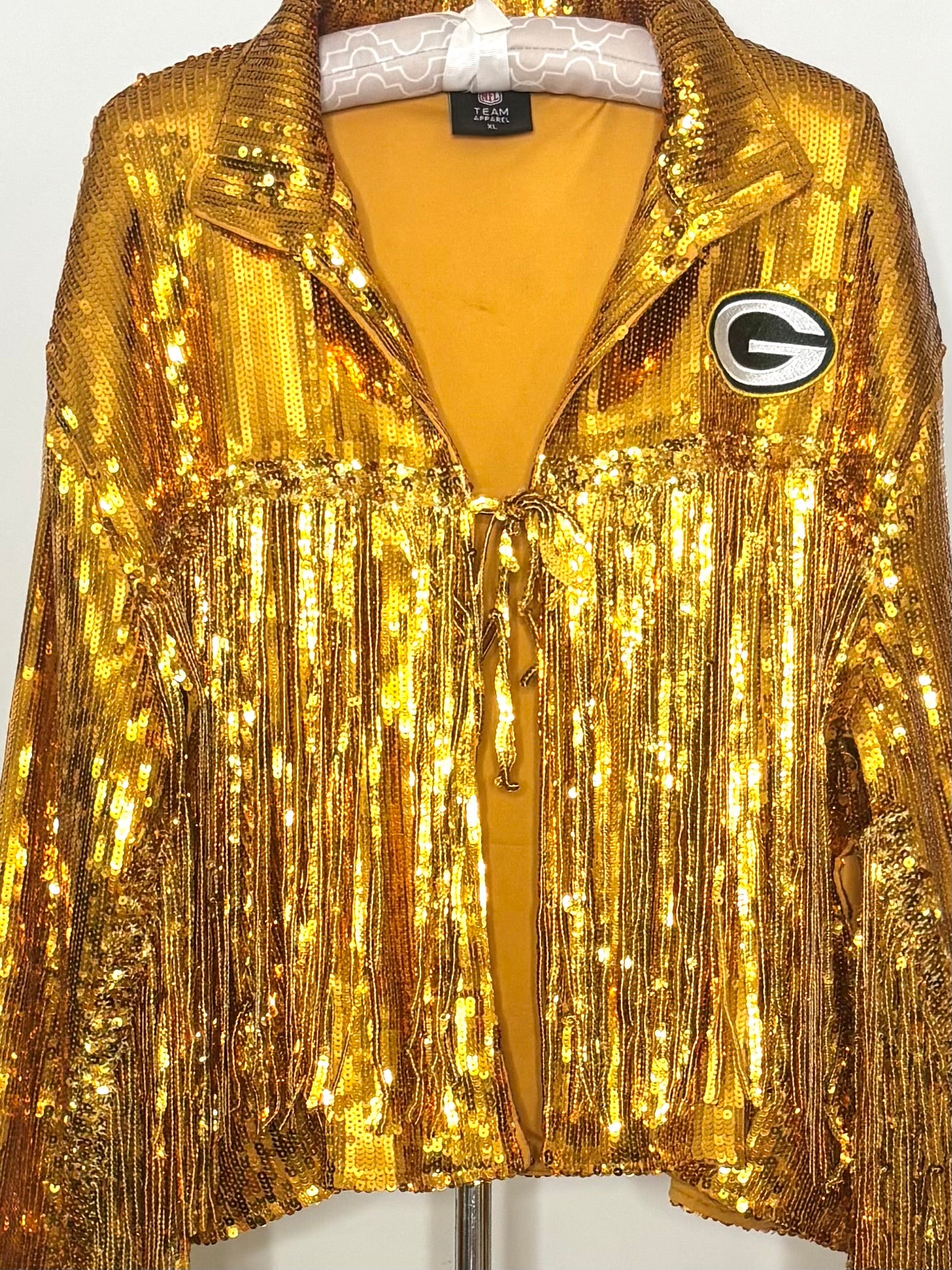 NFL Sequin Fringed Game Day Jacket