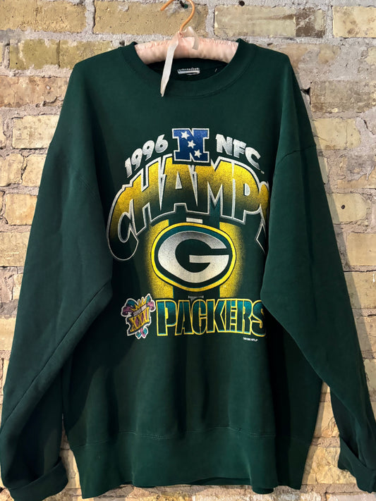 Vintage Green Bay Packers 1996 NFC CHAMPS Superbowl Crewneck
