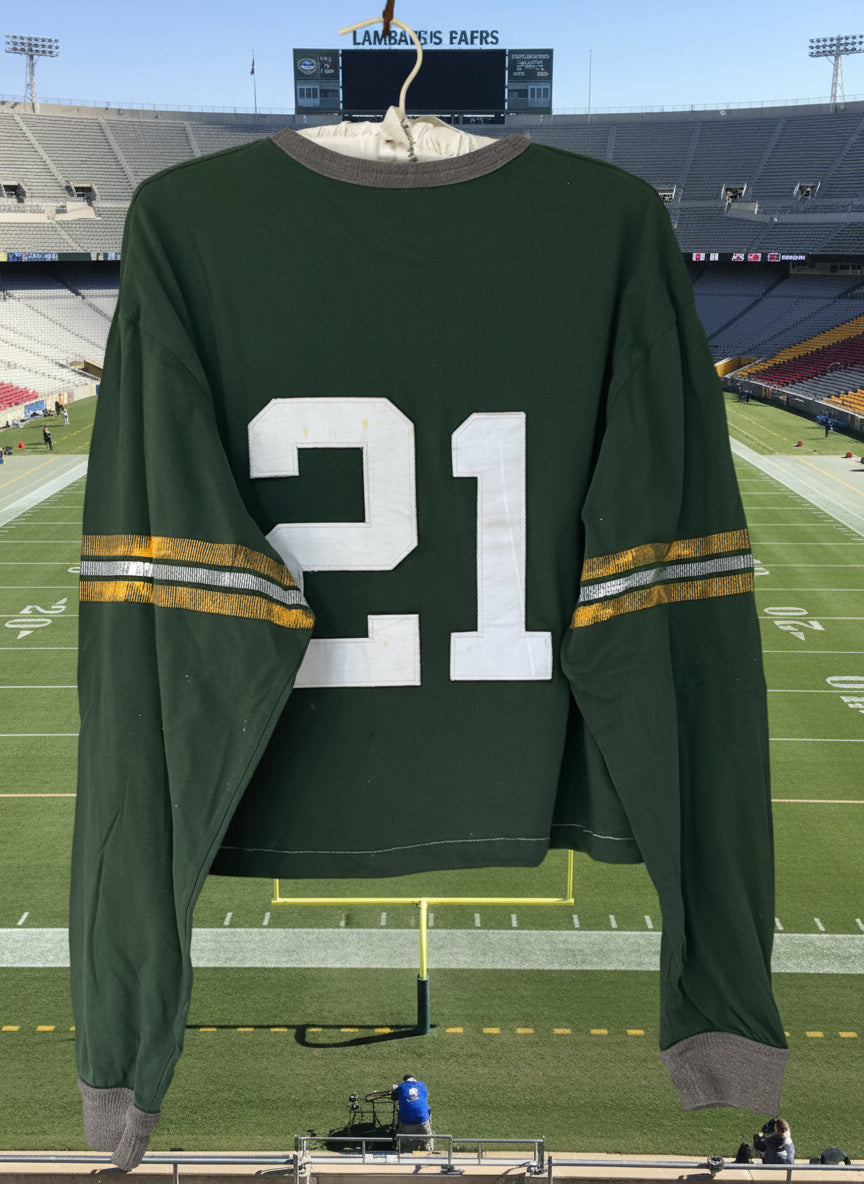 Vintage Green Bay Packers Throwback Jersey Tee