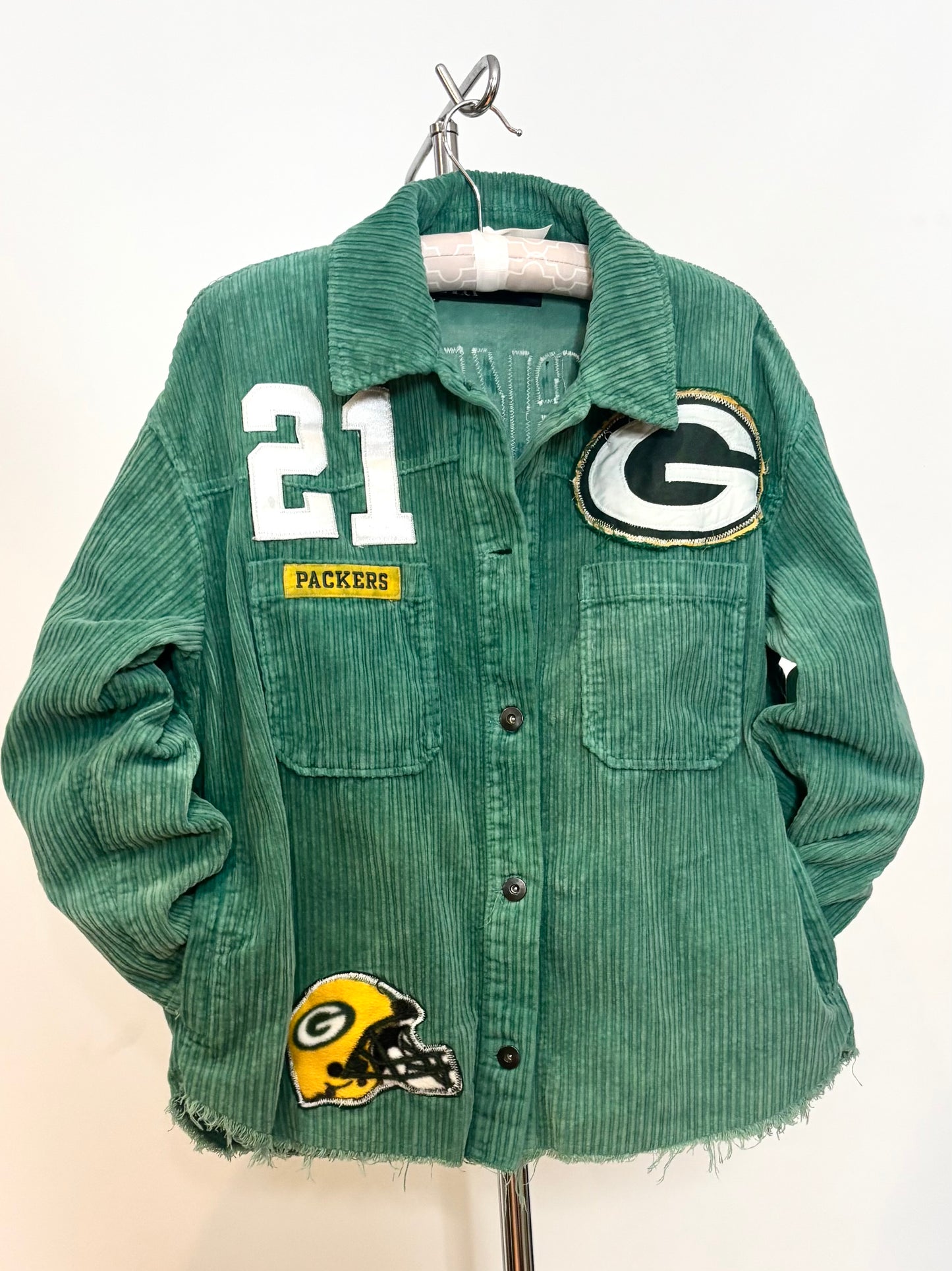 Over dyed Corduroy Game Day Shacket