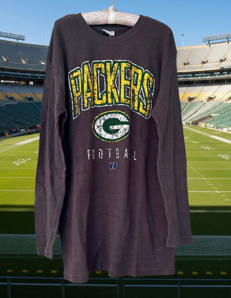 Oversized Vintage Packers Long sleeve T-shirt Mini Dress Fioregb Oversized Vintage Packers Long sleeve T-shirt Mini Dress Fioregb
