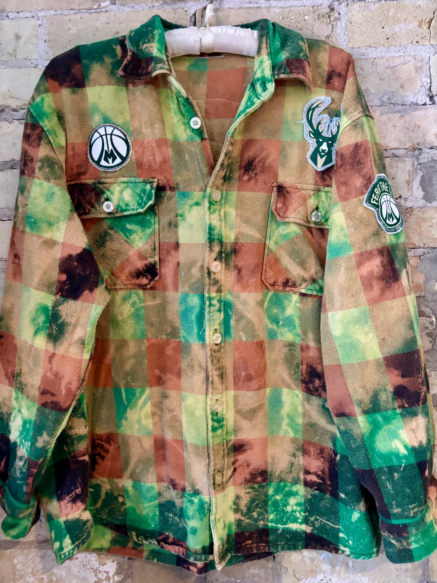 Reworked Game Day Flannel Shirt