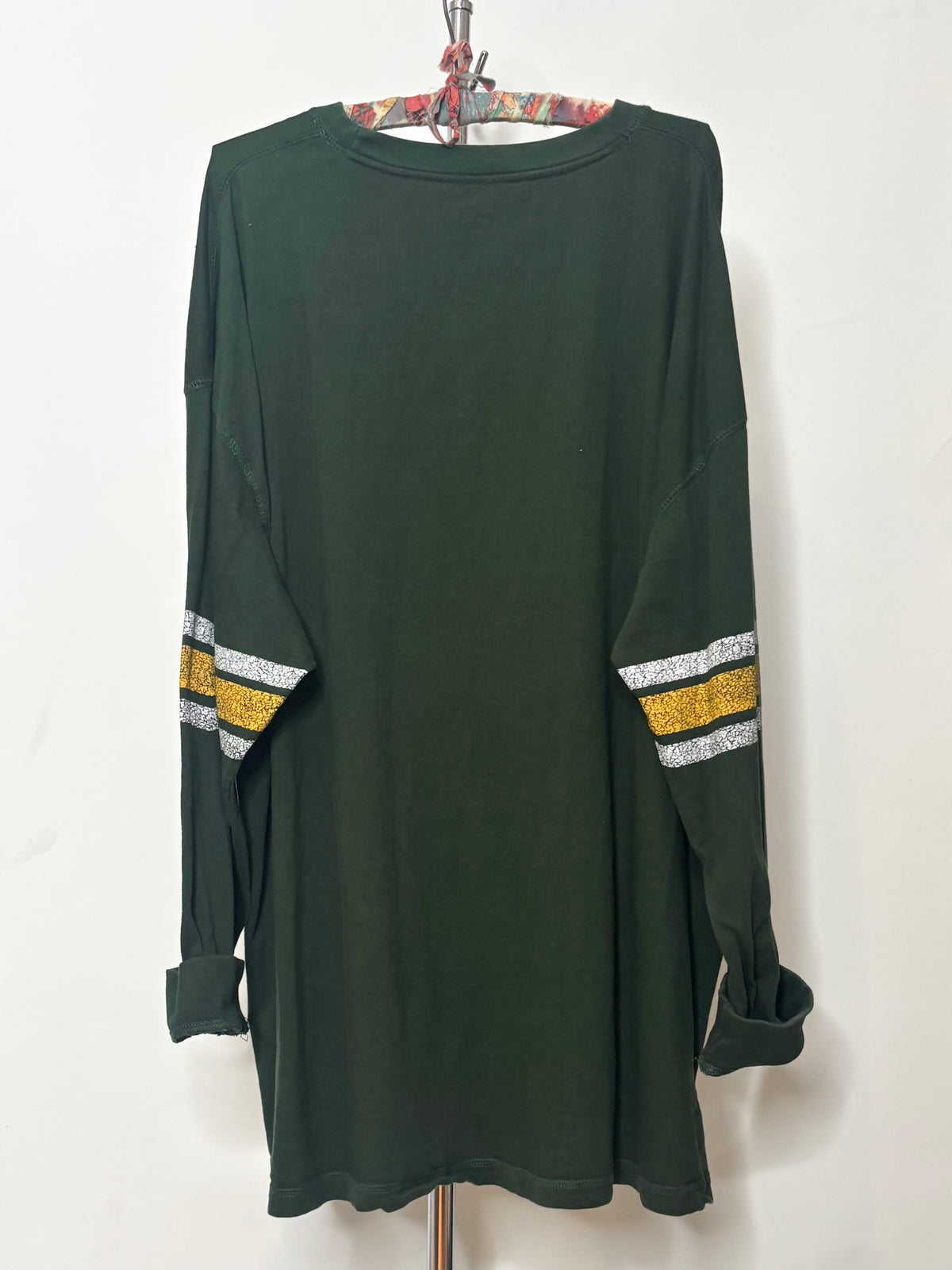 Oversized Vintage Packers Long sleeve T-shirt Mini Dress