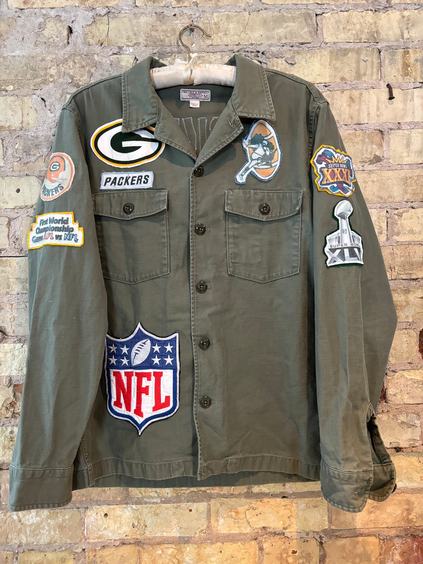 Reworked vintage Army Game Day Field Jacket