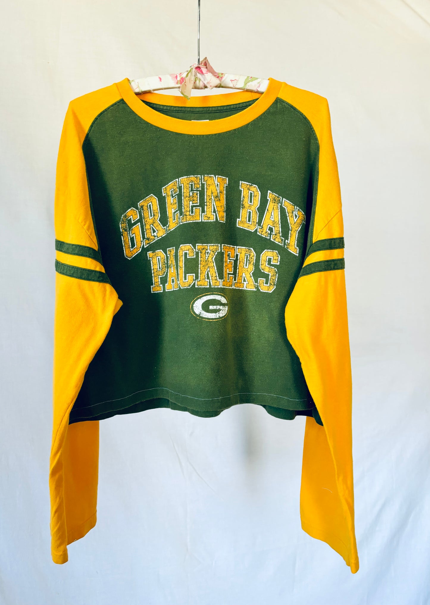 Reworked vintage Packers over dyed Jersey Tee