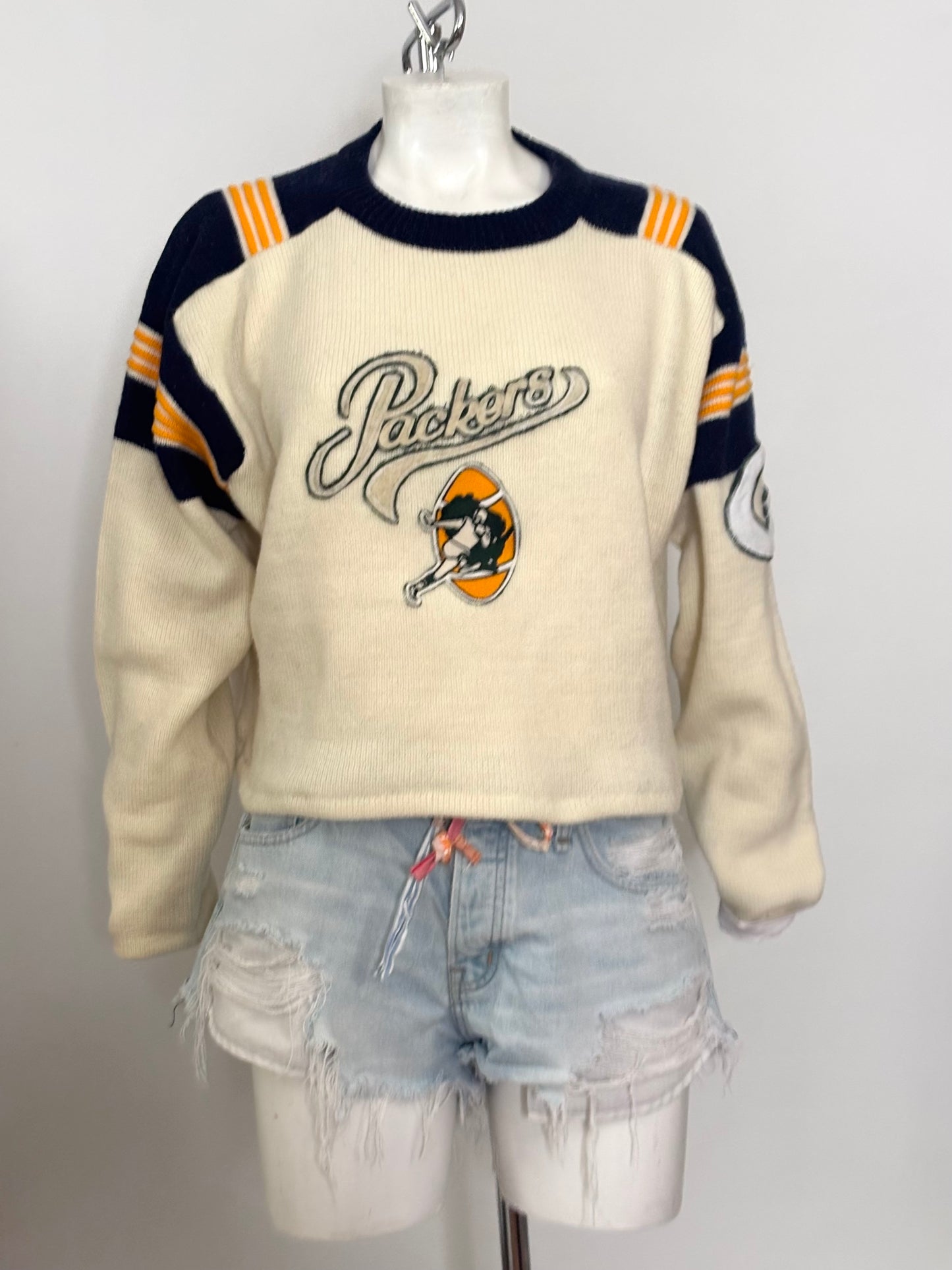 Vintage wool Game Day Throwback Sweater
