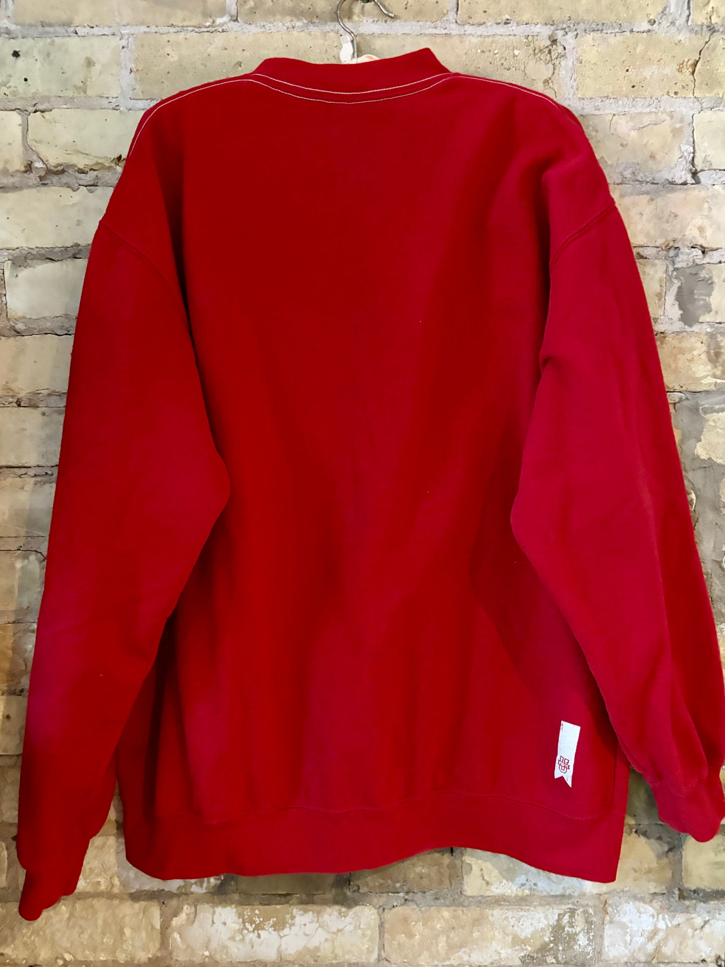 Reworked 90’s Retro Wisconsin Badgers football crewneck