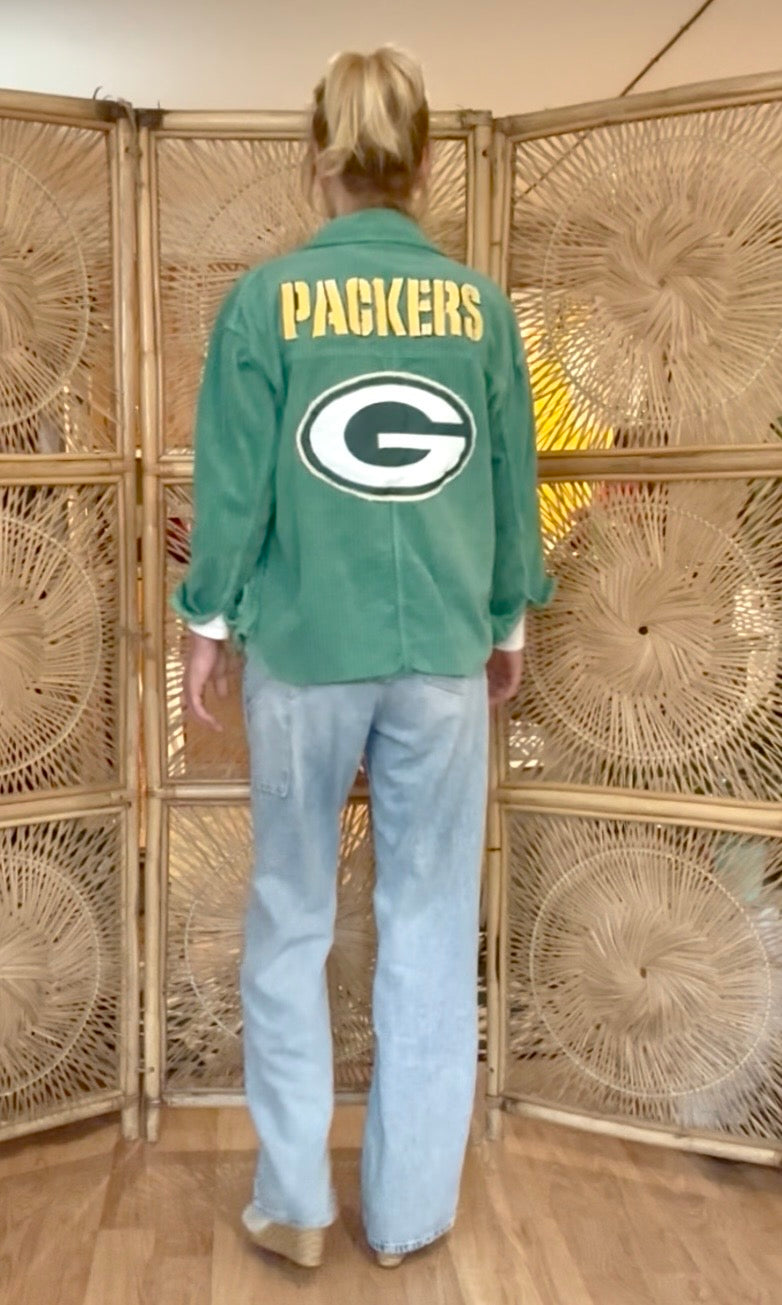 Over dyed Corduroy Game Day Shacket