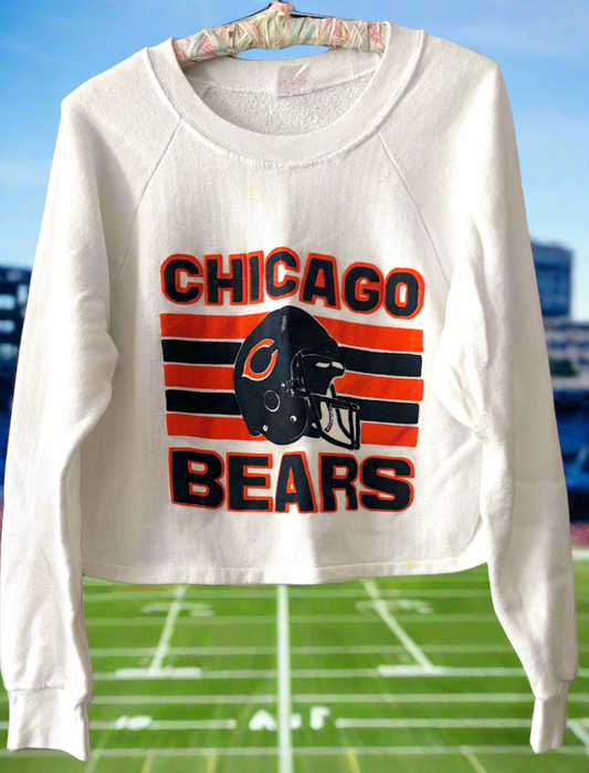 Vintage Chicago Bears Cropped Crewneck