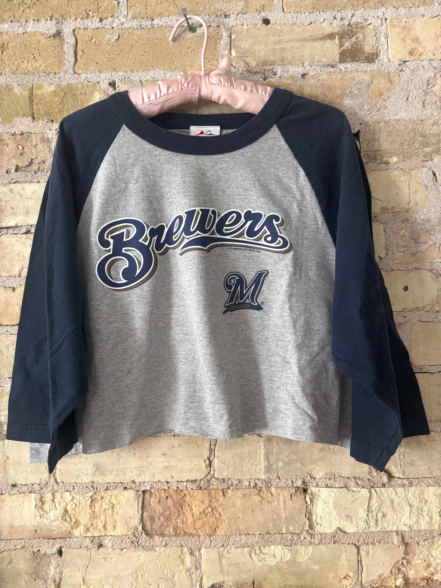 Retro Brewers Y2K 2 Tone Baseball Tee