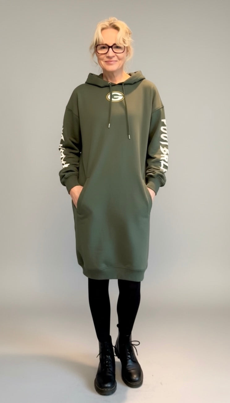 Woman’s Green Bay Packers Hoodie Dress