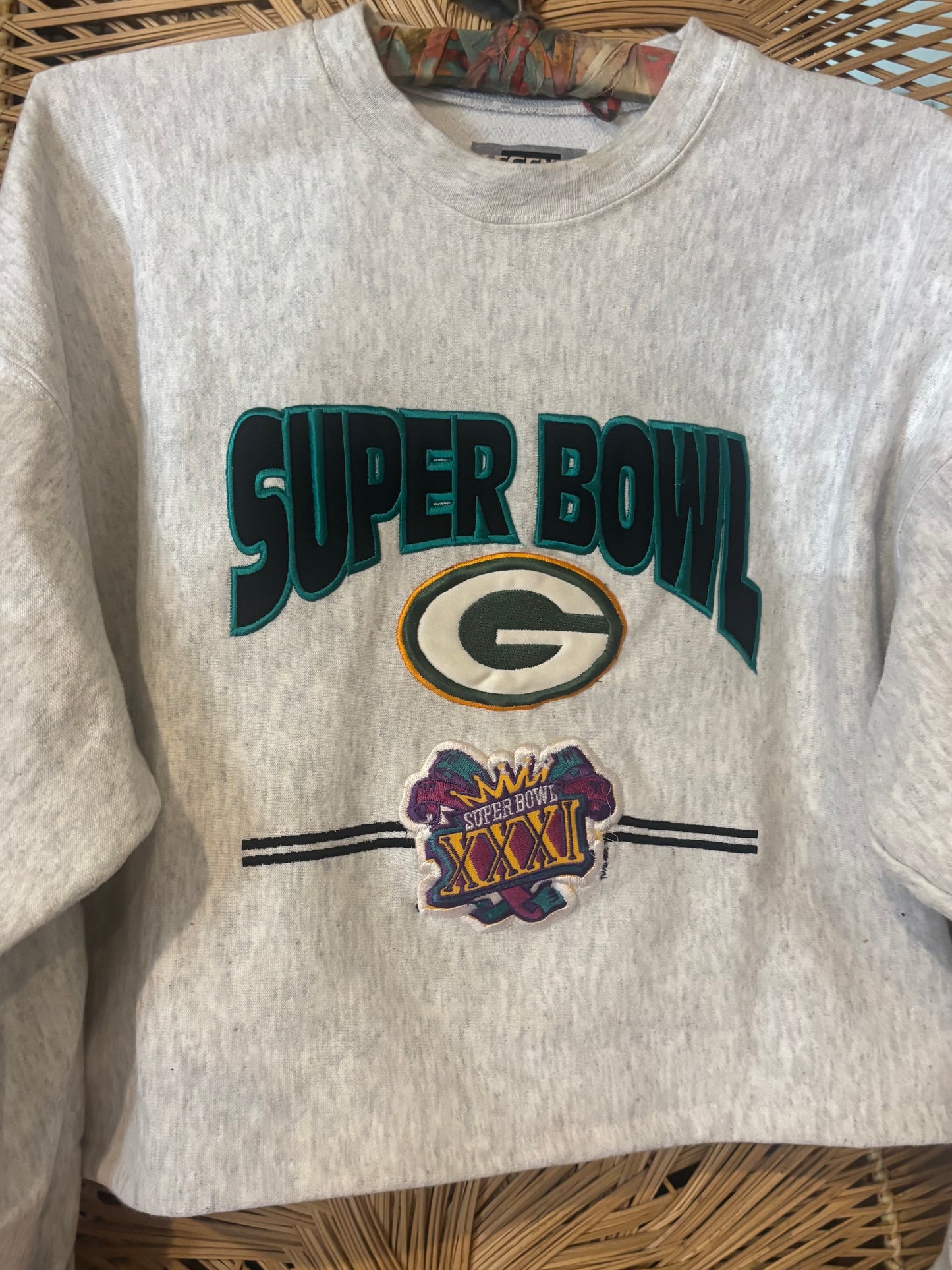 90’s Retro Heather Cropped crewneck