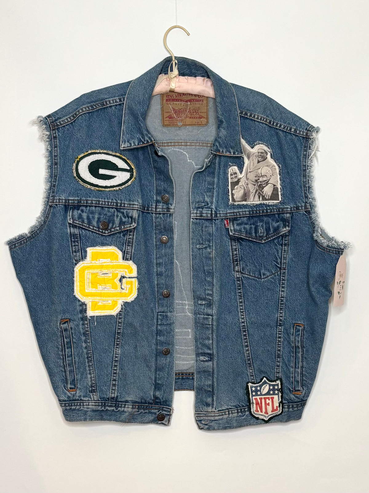 Vintage Levi distressed Game Day Vest
