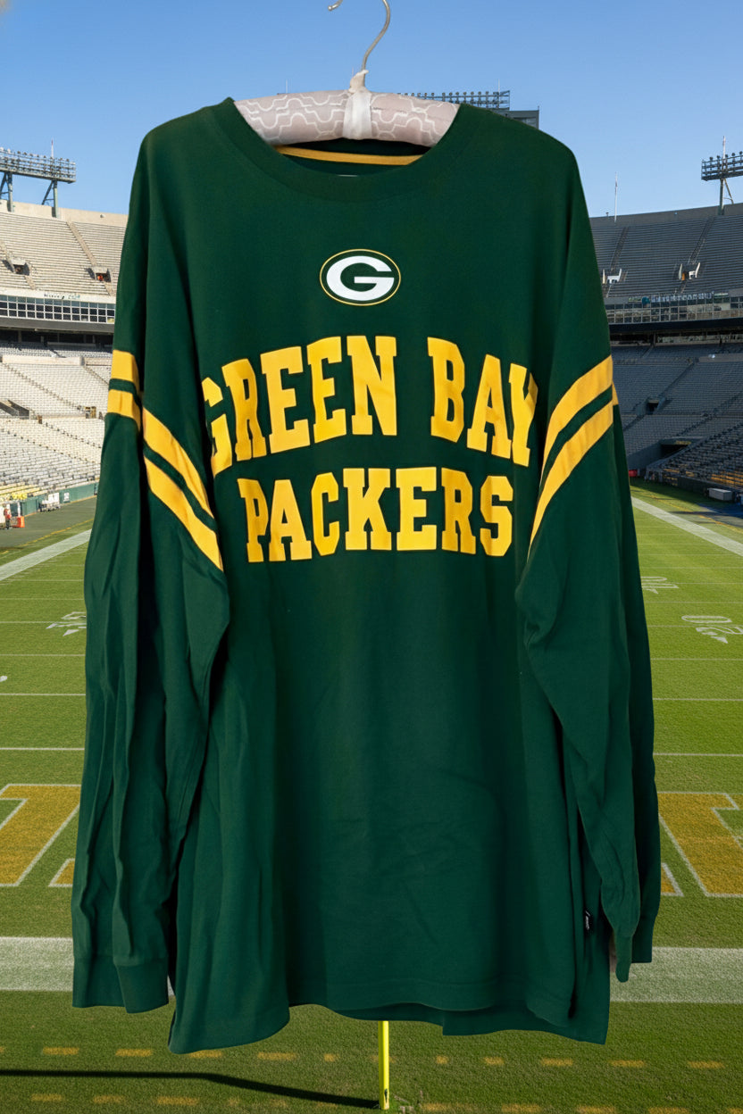 Oversized Packers Vintage Jersey T-shirt Mini Dress