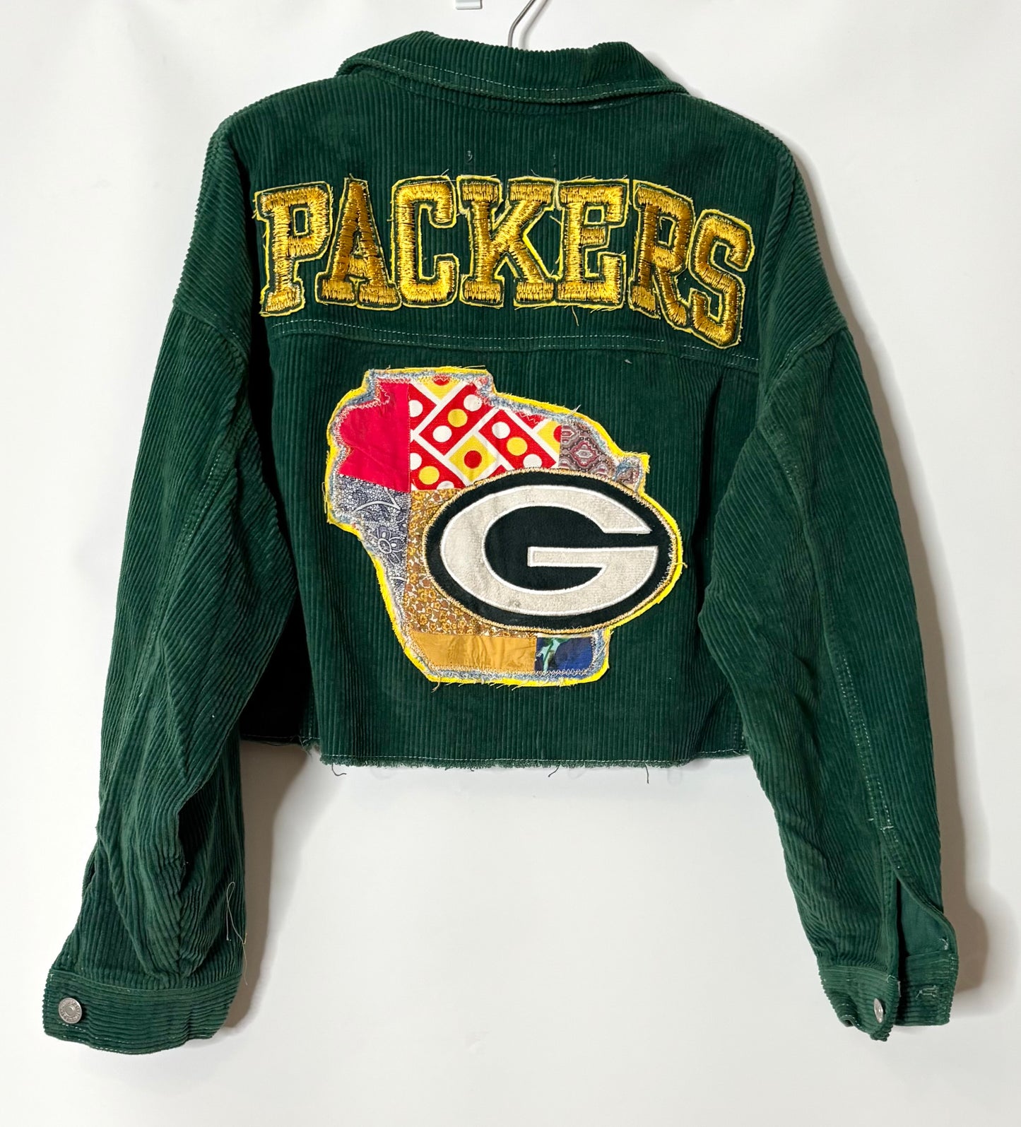Cropped Corduroy Game Day Jacket