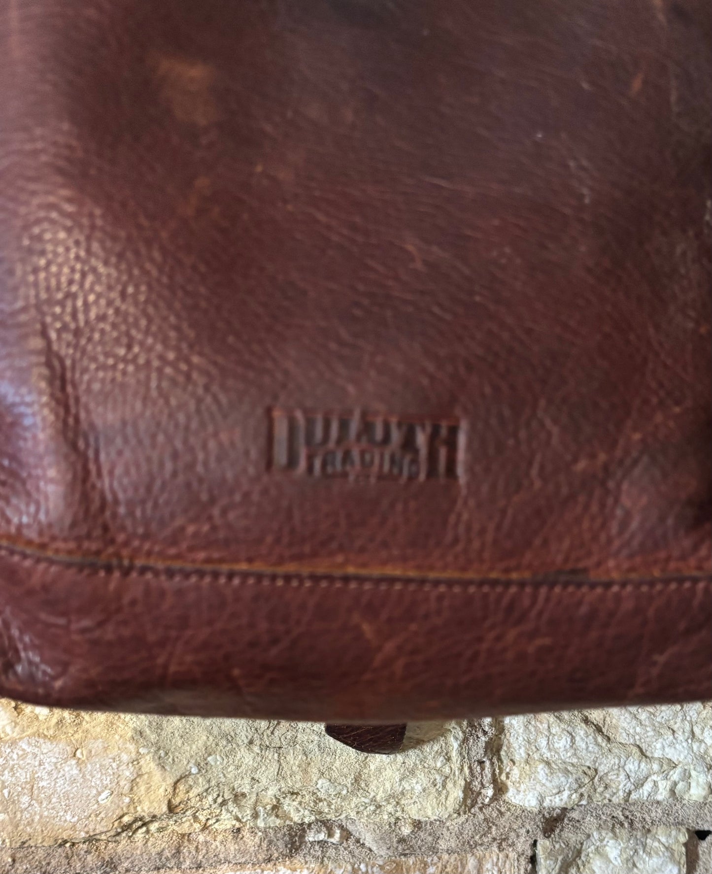 Vintage Duluth Trading Co. Pebbled Convertible Crossbody Shoulder Backpack Bag