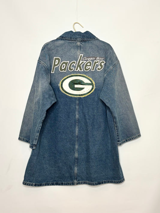 Denim mini game day dress