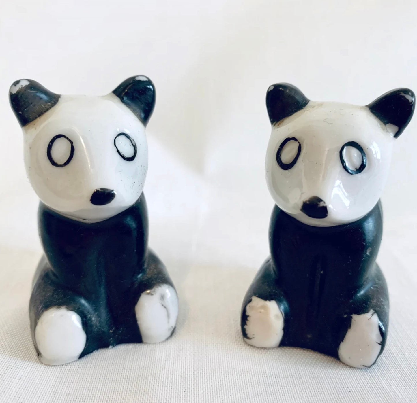 Vintage Japanese Panda Bear Salt & Pepper Shaker set