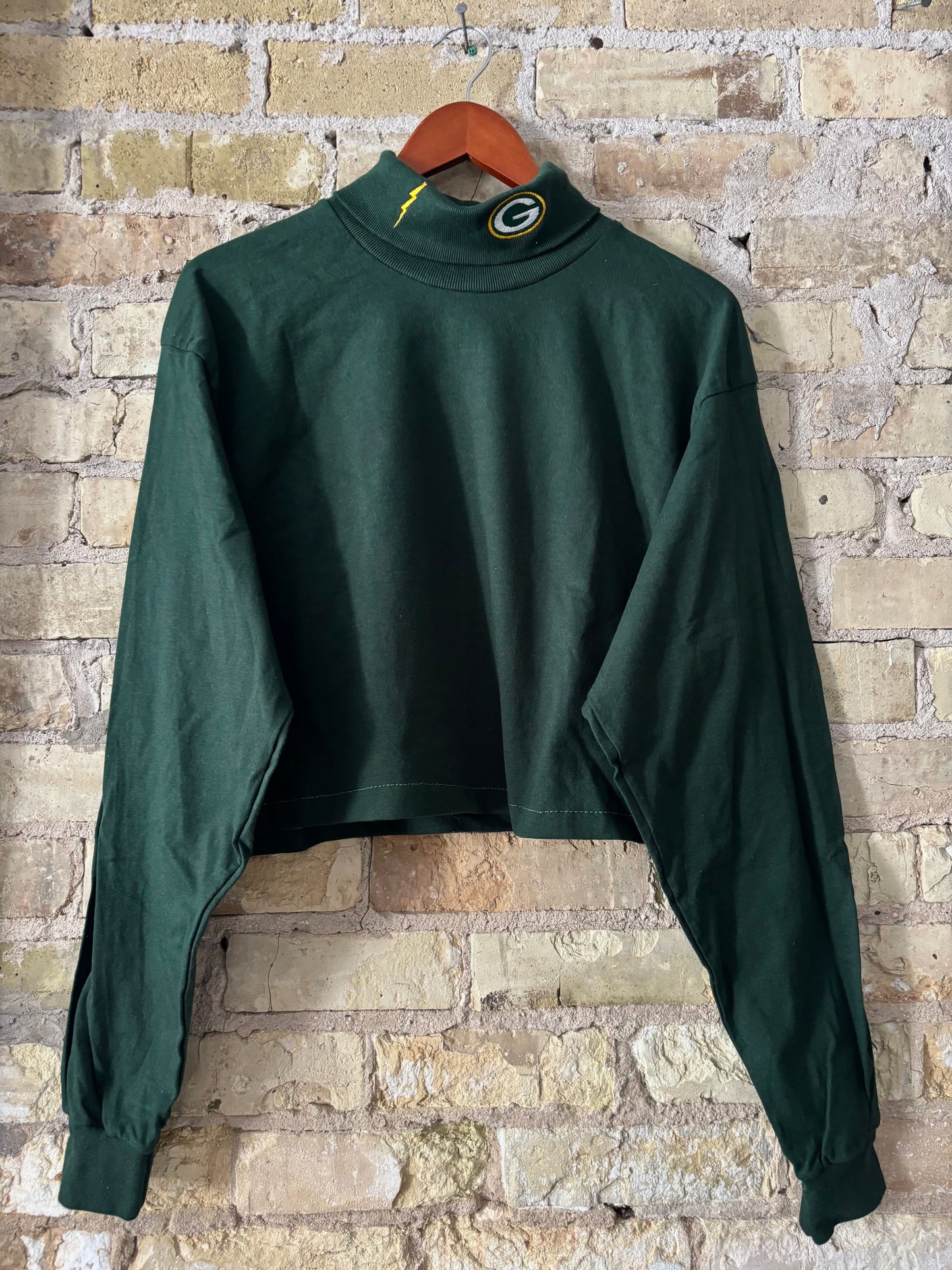 Packers Retro 90’s  Cropped TurtleNeck