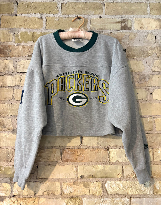 90’s Green Bay Packers VNeck crewneck Sweatshirt