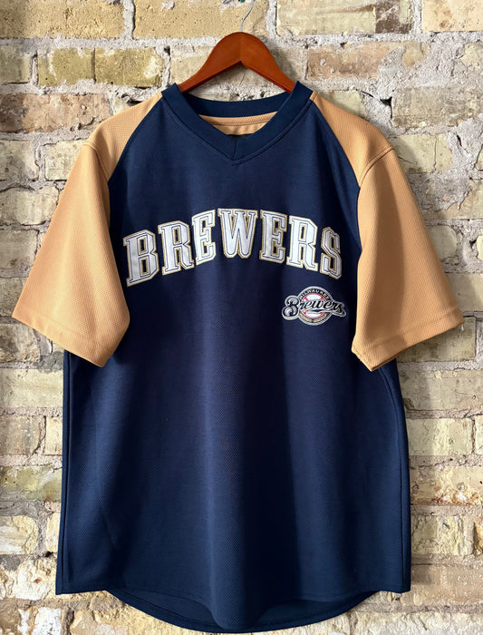 Retro Brewers S/S 2 Tone baseball Jersey