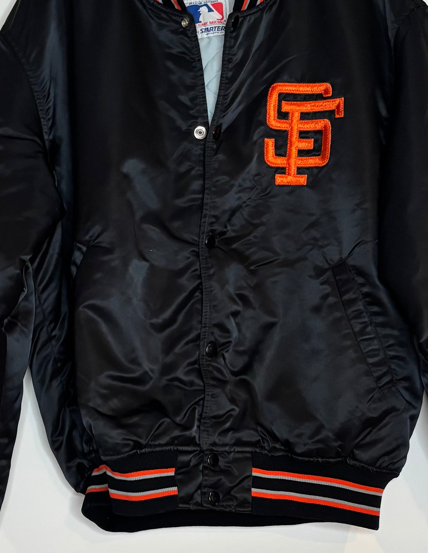 Vintage 80’s 90’s San Francisco Giants satin bomber Varsity STARTER jacket
