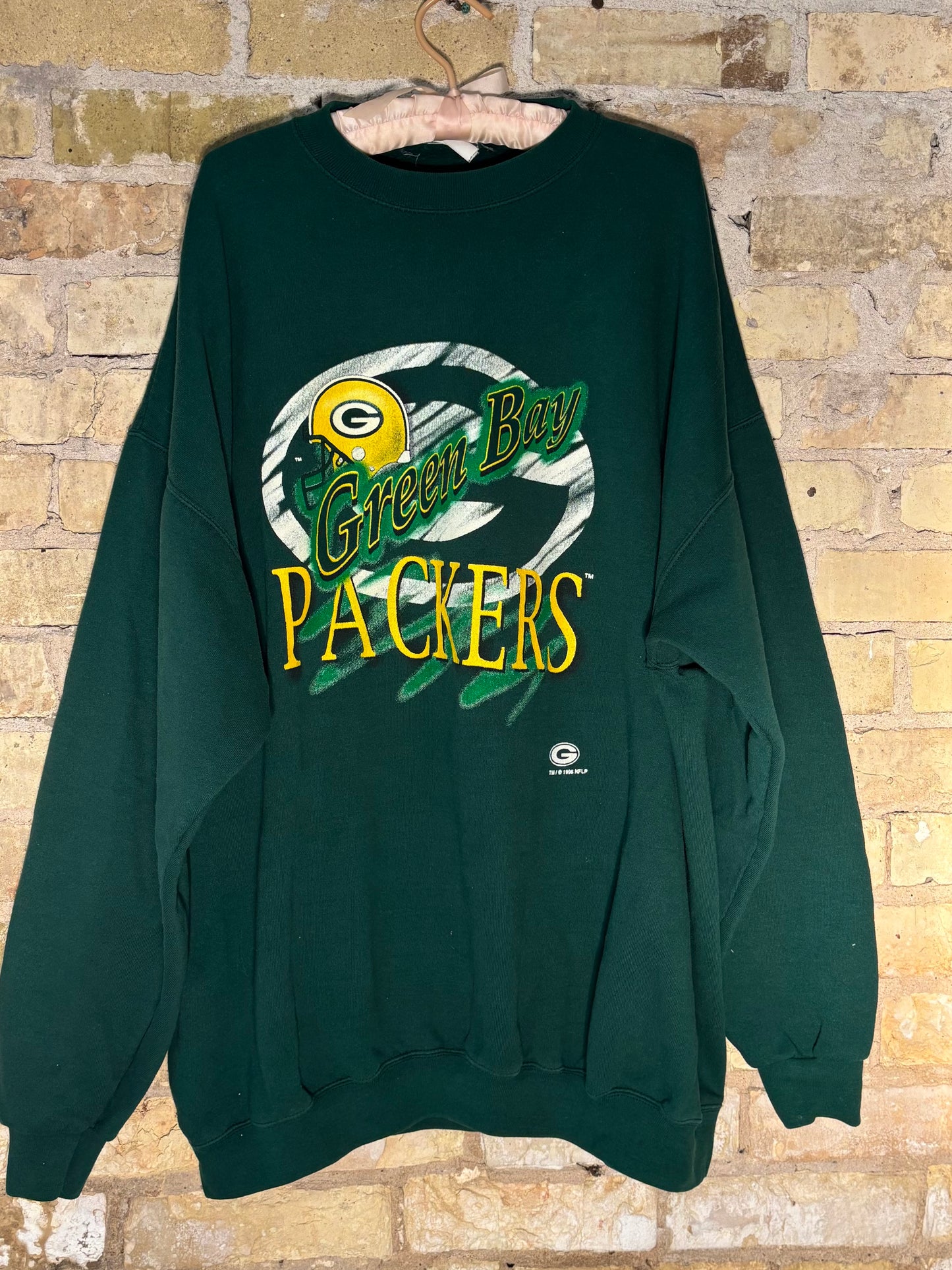 90’s Green Bay Packers Retro Oversized Crewneck