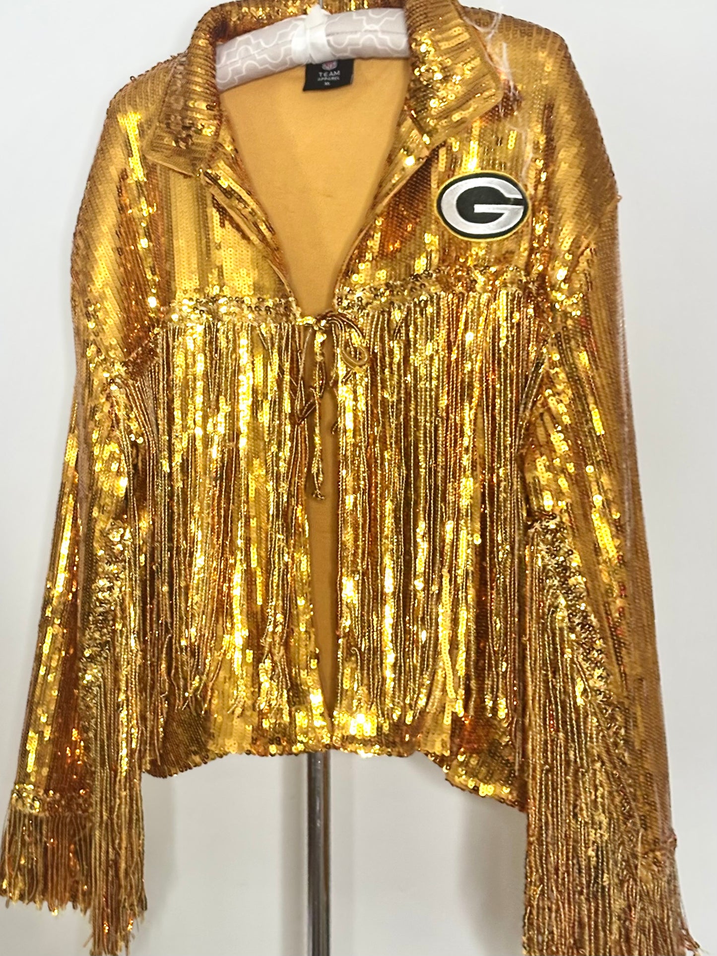 NFL Sequin Fringed Game Day Jacket