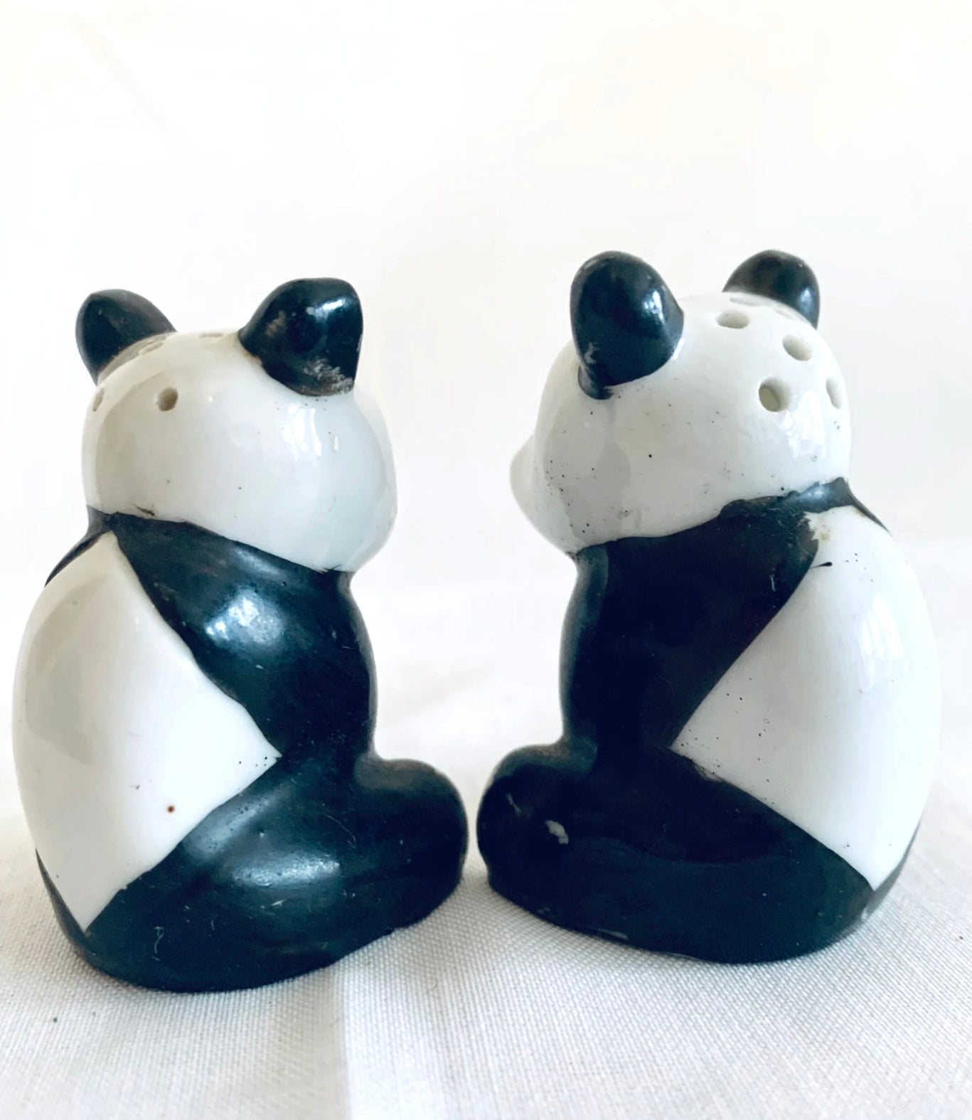 Vintage Japanese Panda Bear Salt & Pepper Shaker set